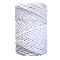 Cuerda de Macramé 3 cabos Blanco CasaSol 7mm