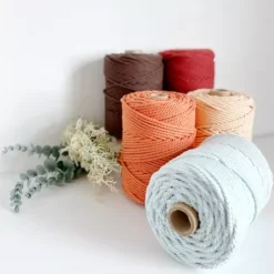 Cuerda de Macramé 3 Cabos Celeste Casasol 3mm