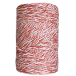 Cuerda de Macramé 3 cabos Crudo y Naranja CasaSol 3mm