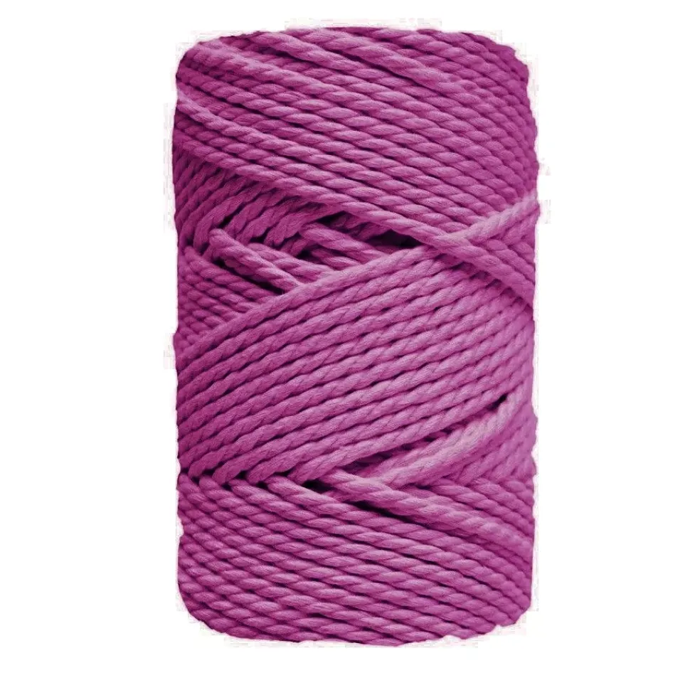 Cuerda de Macramé 3 Cabos Fucsia CasaSol 3mm