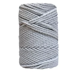 Cuerda de Macramé 3 cabos Gris Claro CasaSol 3mm