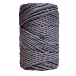 Cuerda de Macramé 3 Cabos Gris Plomo CasaSol 3mm