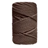Cuerda de Macramé 3 Cabos Marrón Chocolate CasaSol 3mm 100m