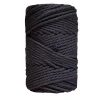 Cuerda de Macramé 3 cabos Negro CasaSol 5mm