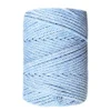 Cuerda de Macramé 3 Cabos SPRAY Crudo-Azul Día CasaSol 3mm