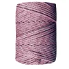 Cuerda de Macramé 3 Cabos SPRAY Crudo-Rosa Coral CasaSol 3mm