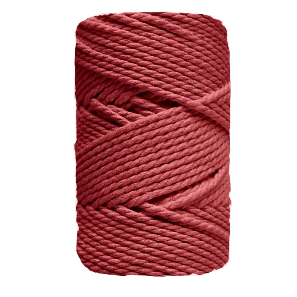 Cuerda de Macramé 3 Cabos Teja CasaSol 3mm