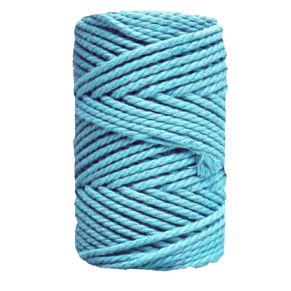 Cuerda de Macramé 3 Cabos Turquesa Casasol 3mm