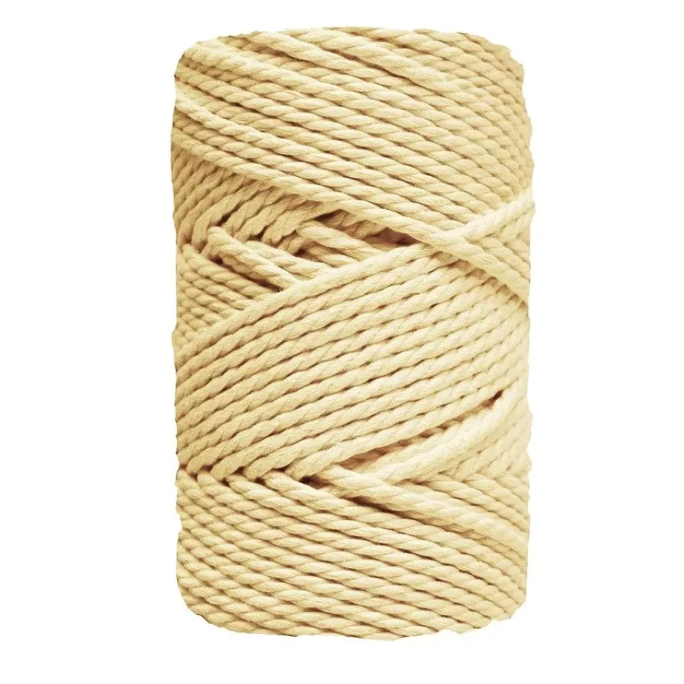 Cuerda de Macramé 3 Cabos Vainilla CasaSol 3mm