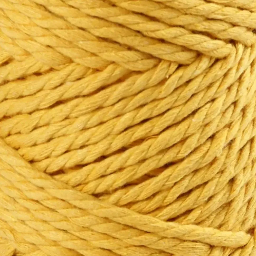 Cuerda de Macramé Amarillo Creativ Company 4mm