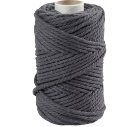 Cuerda de Macramé Gris Creativ Company 4mm