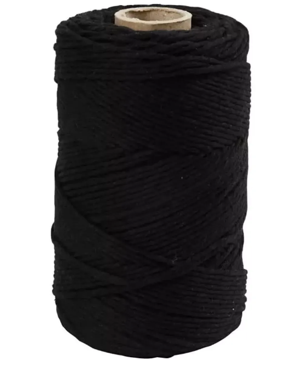 Cuerda de Macramé Negro Creativ Company 2mm
