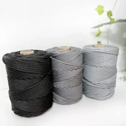 Cuerda de Macramé Outdoor Negro Casasol 3mm