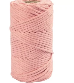 Cuerda de Macramé Rosa Palo Creativ Company 4mm