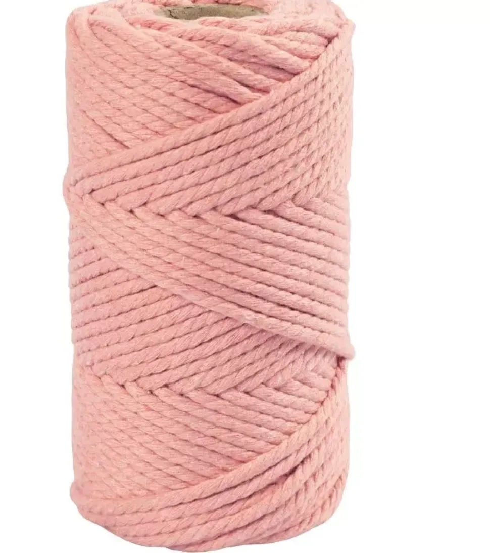 Cuerda de Macramé Rosa Palo Creativ Company 4mm