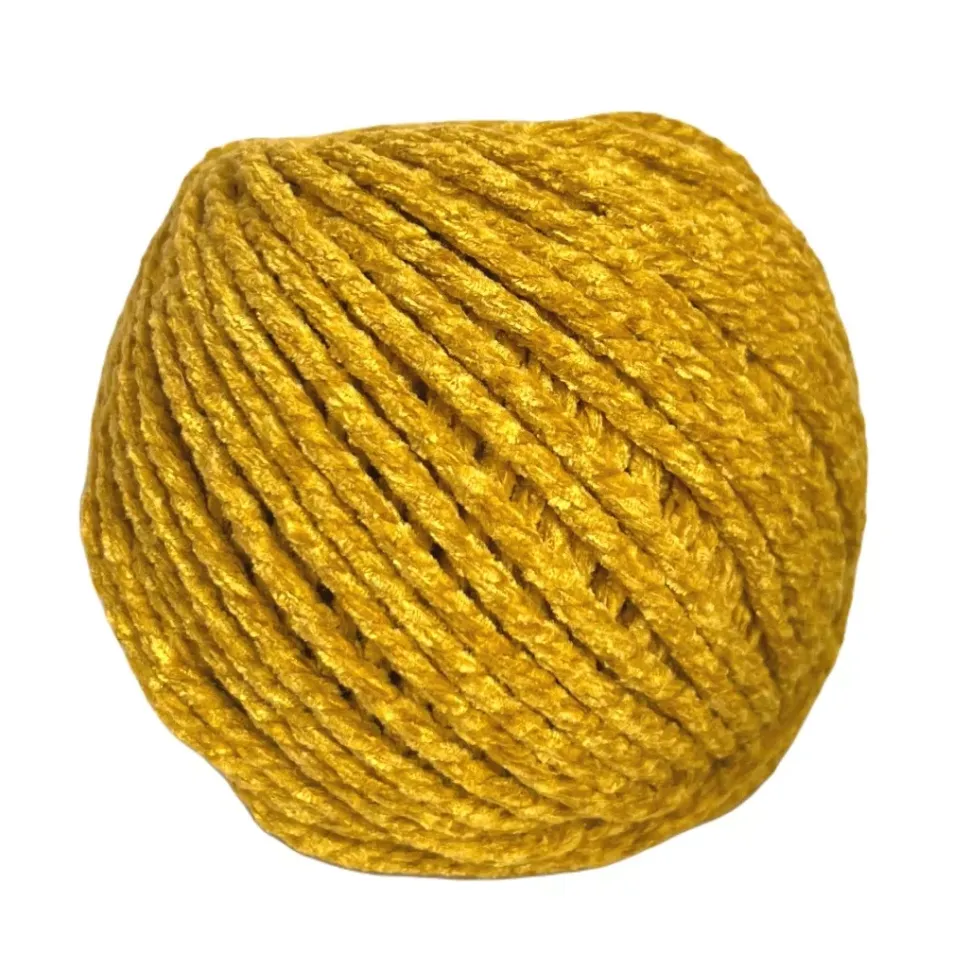 Cuerda de Macramé Velvet Mostaza Casasol 3mm