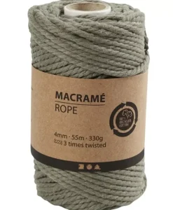 Cuerda de Macramé Verde Musgo Creativ Company 4mm