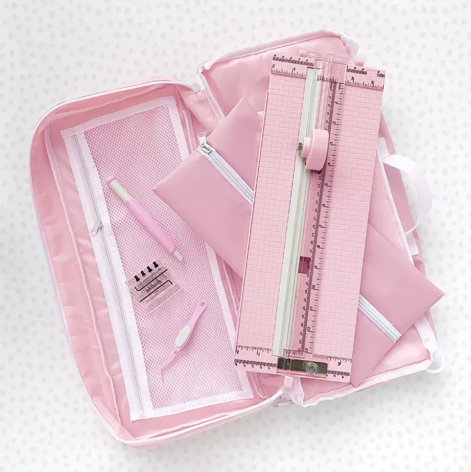 Cutter de Precisión Retráctil Rosa EK Tools