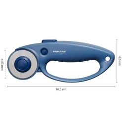 Cutter Rotatorio con Cambio Fácil de Cuchilla Azul Fiskars Ø45mm