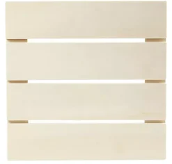 Decoración de Pared de Madera Creativ Company 28x28cm