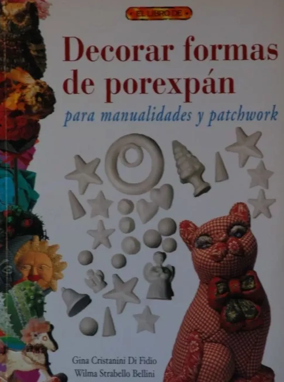 Decorar formas de porexpán para manualidades y patchwork