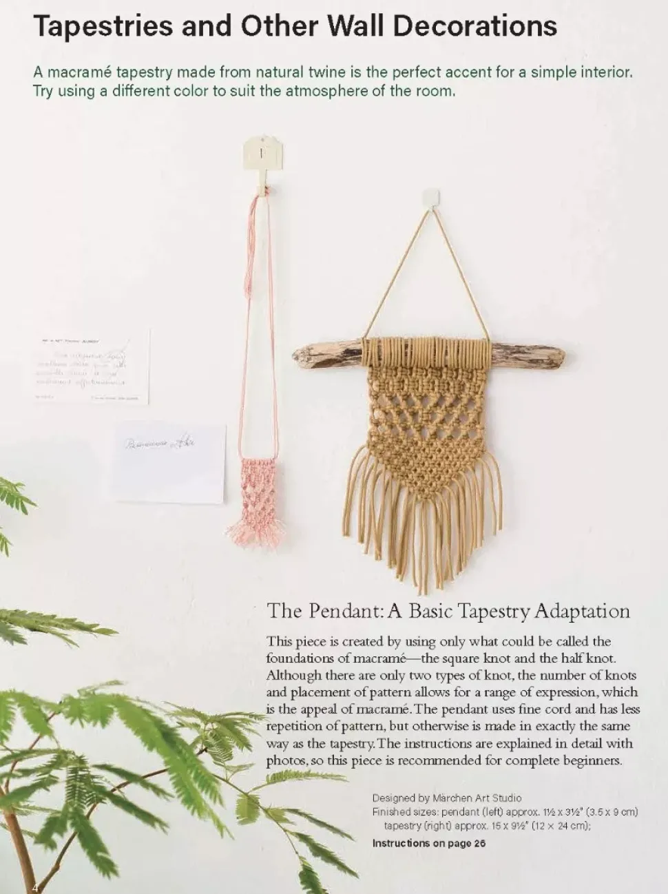 Decorative Macrame 20 Stylish Projects for Your Home