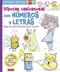 Dibujar Caricaturas con Números y Letras