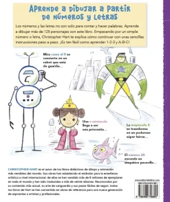 Dibujar Caricaturas con Números y Letras