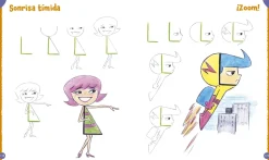 Dibujar Caricaturas con Números y Letras