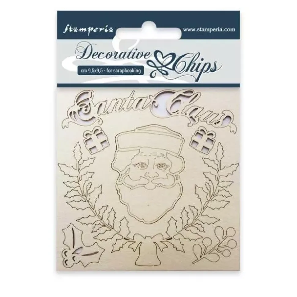 Die-cut de Chipboard Santa Claus Stamperia