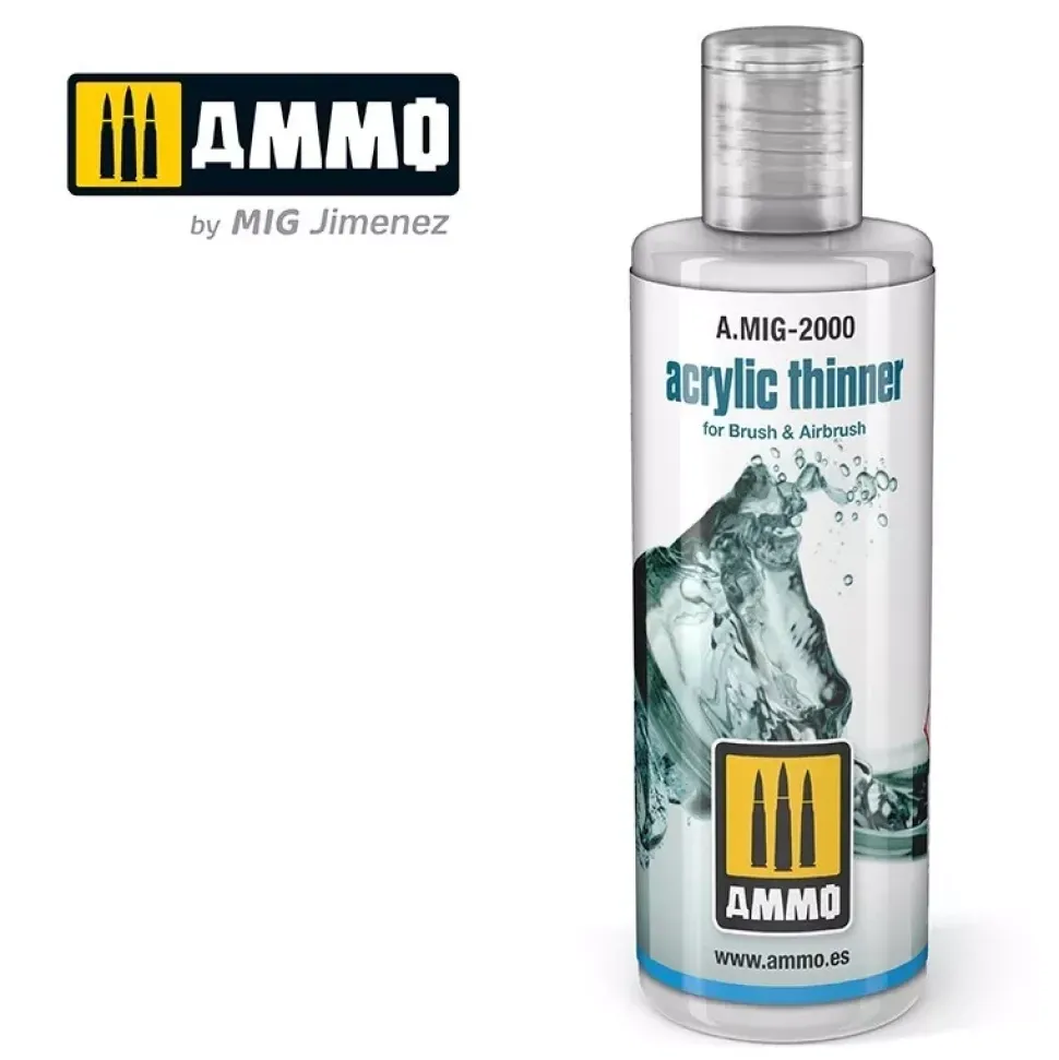 Diluyente acrílico para miniaturas Ammo 60ml