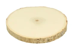 Discos de madera natural grandes Artemio