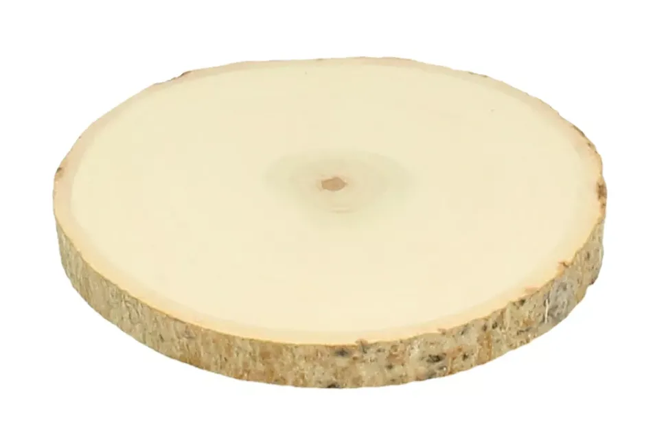 Discos de madera natural grandes Artemio