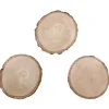 Discos de madera natural redondos Rayher