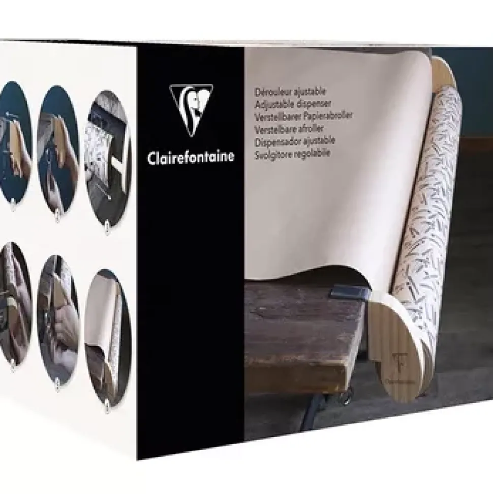 Dispensador Mesa de Papel Continuo Clairfontaine