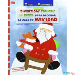 Divertidas figuras de papel para decorar la casa en Navidad