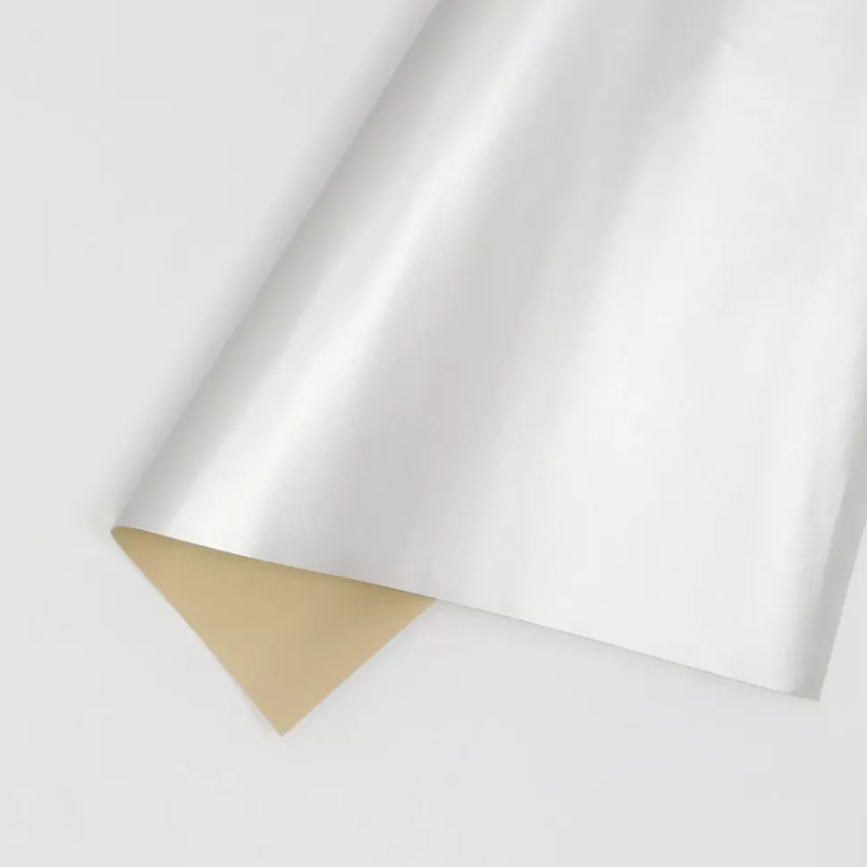 Ecopiel Metalizada Silver Craftelier 35x50cm