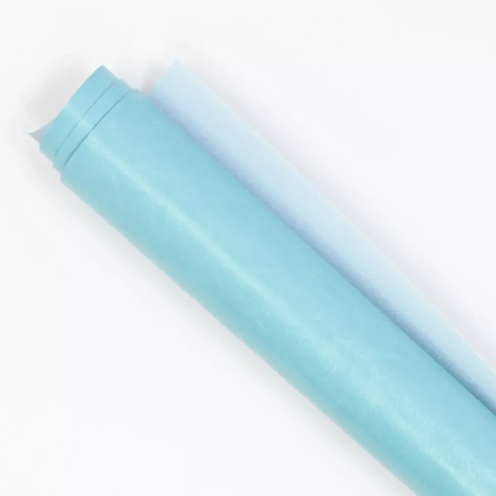 Ecopiel Satinada Capri Blue Craftelier 35x50cm