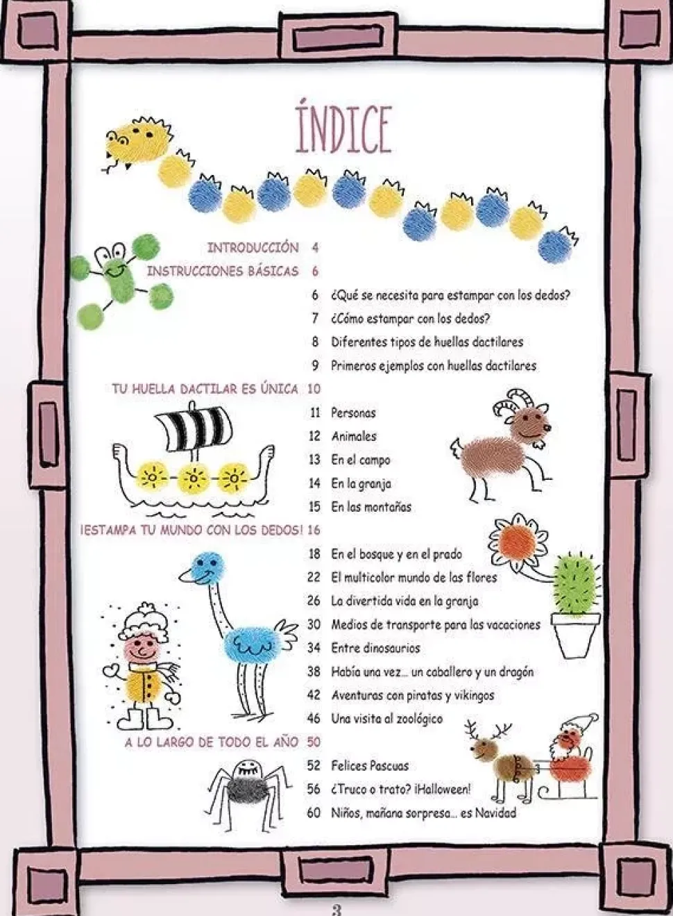 El Libro de pintar con los dedos para niños