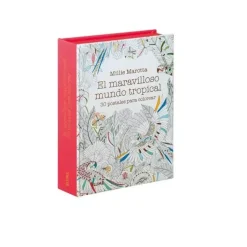 El maravilloso mundo tropical 30 postales para colorear