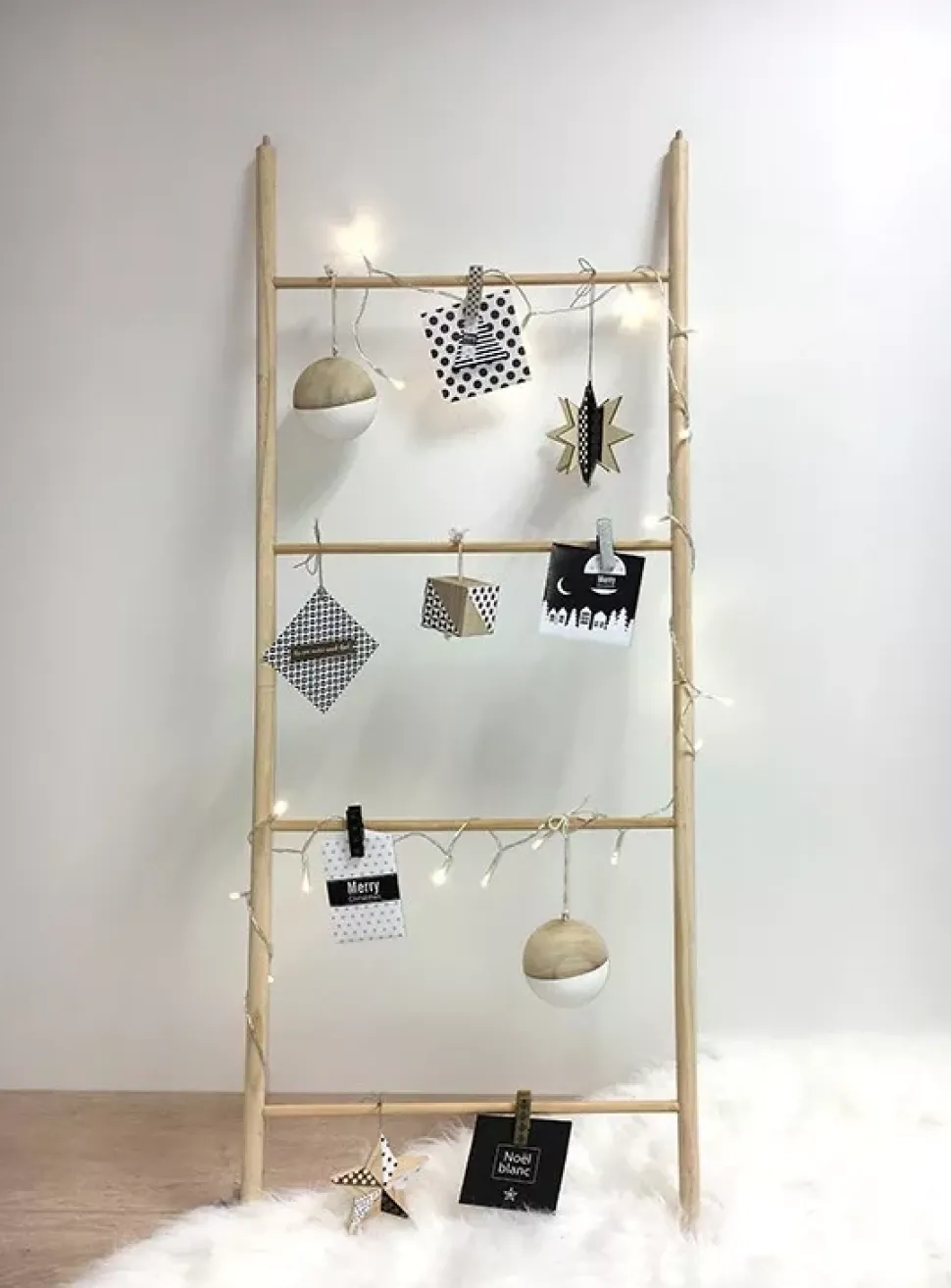 Escalera de madera Artemio