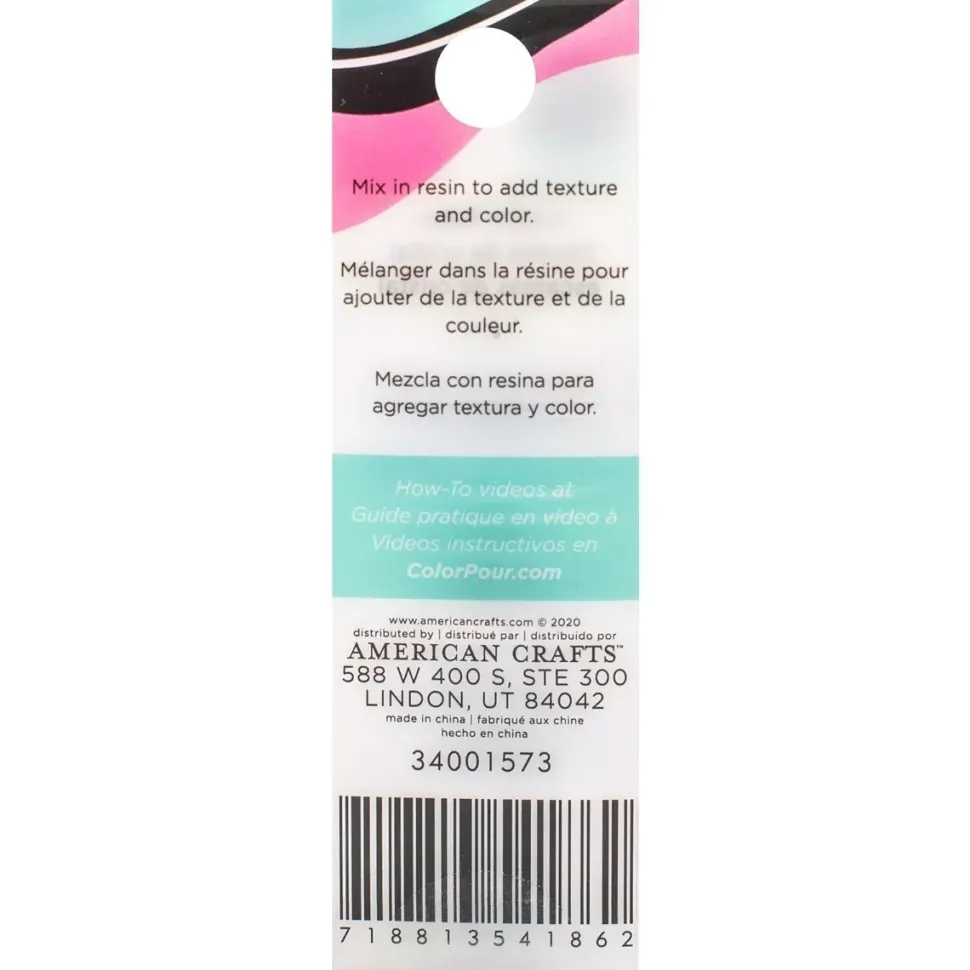 Escamas de Cristal Galaxia Color Pour Resin American Crafts