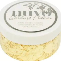 Escamas Gilding Flakes Radient Gold Nuvo