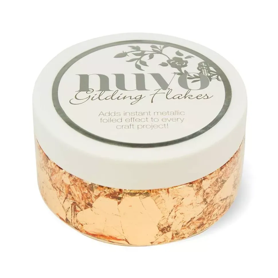 Escamas Gilding Flakes Sunkissed Copper Nuvo