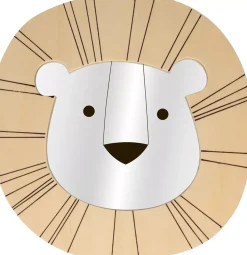 Espejo de Madera León Safari Artemio