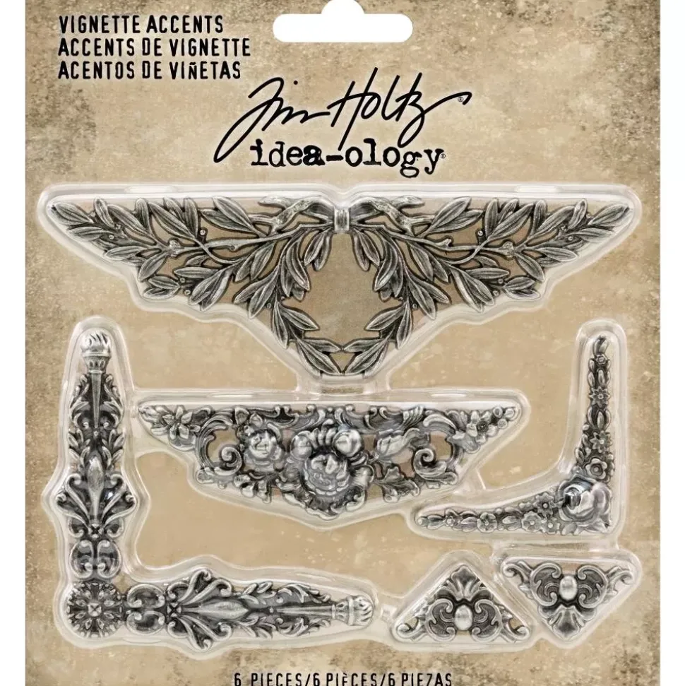 Esquineras y adornos metálicos Idea-Ology Tim Holtz