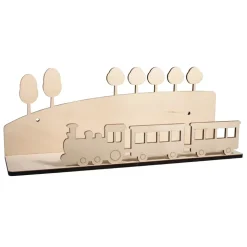 Estantería de madera Tren Rayher