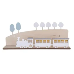 Estantería de madera Tren Rayher