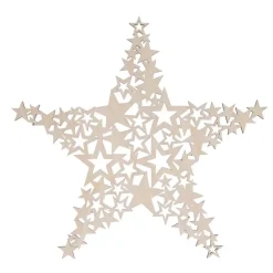 Estrella de estrellas de madera Rayher
