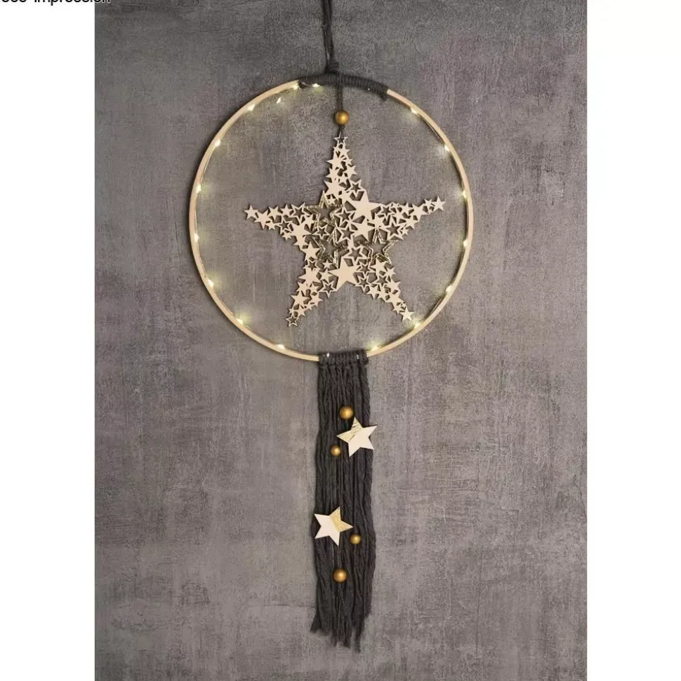 Estrella de estrellas de madera Rayher